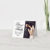 Foto van Love and Bedankt Black and White Wedding (Voorkant)