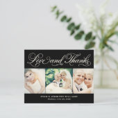 Foto van Love and Bedankt Black Weddenschap Hartel (Staand voorkant)