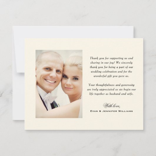 Foto van Love and Bedankt Black Weddenschap Hartel (Achterkant)