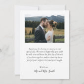 Foto van Love and Bedankt Script Collage Wedding (Achterkant)