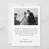 Foto van Love and Bedankt Script Collage Wedding H (Achterkant)