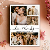 Foto van Love and Bedankt Script Collage Wedding H