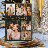 Foto van Love and Bedankt Script Collage Wedding H