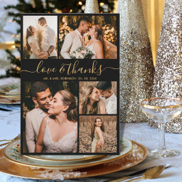 Foto van Love and Bedankt Script Collage Wedding H