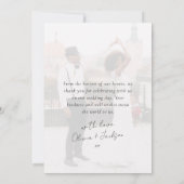 Foto van Love and Bedankt Script Wedding (Achterkant)