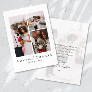 Foto van Love and Bedankt Script Wedding