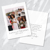 Foto van Love and Bedankt Script Wedding