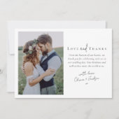 Foto van Love and Bedankt Script Wedding (Voorkant)