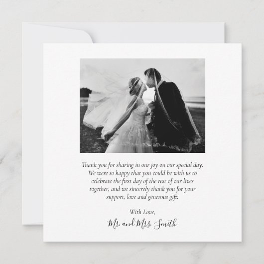 Foto van Love and Bedankt Script Weduwen (Achterkant)