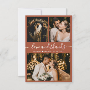 Foto van Love and Bedankt Terracotta Wedding Photo