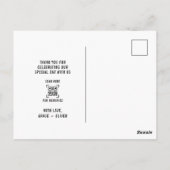 Foto van Love and Bedankt Wedding | Overschrijding Briefkaart (Achterkant)