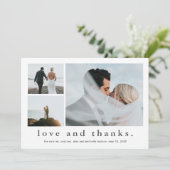 Foto van Love and Bedankt Wedding Photo (Staand voorkant)