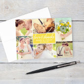 Foto van Love and Bedankt Yellow Wedding Collage