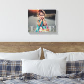 Foto van Love and Sparkles Canvas Afdruk (Insitu (Slaapkamer))