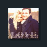 Foto van Love and Sparkles Canvas Afdruk<br><div class="desc">Volledig aftapfotocanvas. Pas het aan met uw trouwdatum,  familienaam of een tekst van uw keuze voor een mooi en uniek stuk wandkunst.</div>