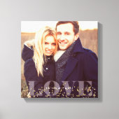 Foto van Love and Sparkles Canvas Afdruk (Voorkant)