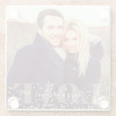 Foto van Love and Sparkles Glazen Onderzetter (Achterkant)