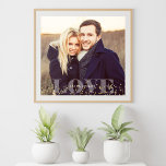 Foto van Love and Sparkles Poster<br><div class="desc">Volledig aftapfotoontwerp. Pas het aan met uw trouwdatum,  familienaam of een tekst van uw keuze voor een mooi en uniek stuk wandkunst.</div>