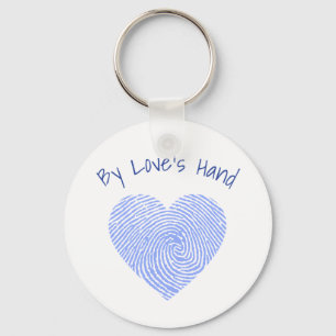 Foto van Love's Hand Fingerprint Sleutelhanger