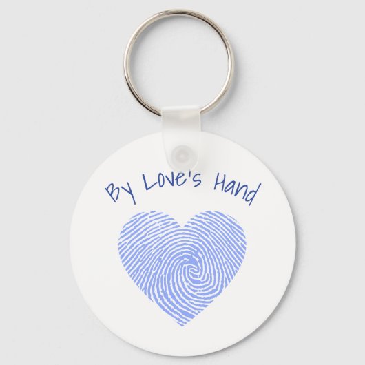 Foto van Love's Hand Fingerprint Sleutelhanger (Voorkant)