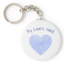 Foto van Love's Hand Fingerprint Sleutelhanger