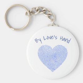 Foto van Love's Hand Fingerprint Sleutelhanger
