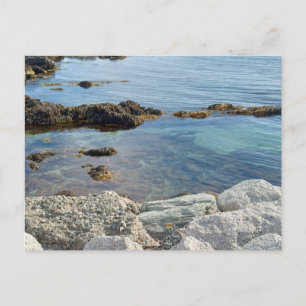Foto van Low Tide Doorschijnend Atlantische Oceaan Briefkaart
