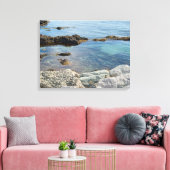 Foto van Low Tide Doorschijnend Atlantische Oceaan Canvas Afdruk (Insitu (Woonkamer))