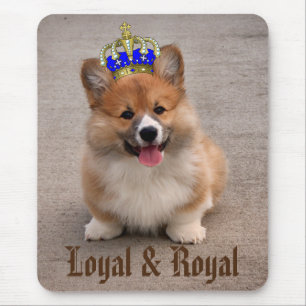 Foto van Loyal and Royal Corgi Puppy Muismat