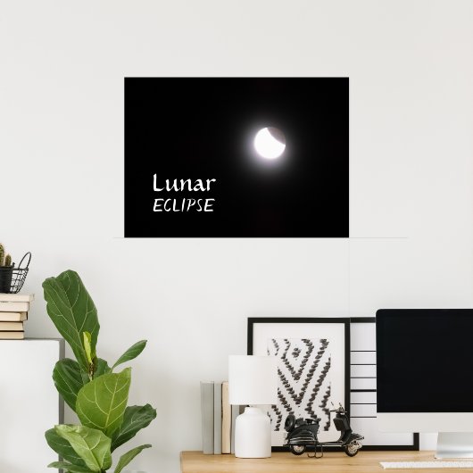 Foto van Lunar Eclipse Moon Poster (Thuiskantoor)