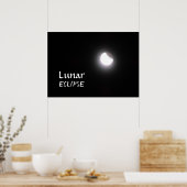 Foto van Lunar Eclipse Moon Poster (Keuken)