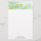 Foto van madeliefjes in een veld briefpapier (Voorkant)