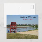 Foto van Madison, Wisconsin Tenney Park Briefkaart (Voorkant / Achterkant)