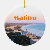 Foto van Malibu California Coast Keramisch Ornament (Achterkant)