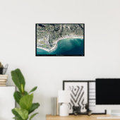 Foto van Malibu, California-satelliet poster (Thuiskantoor)