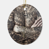 Foto van mannelijk Tattoo Keramisch Ornament (Links)