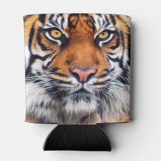 Foto van Mannelijke Siberische tijger Blikjeskoeler (Achterkant)