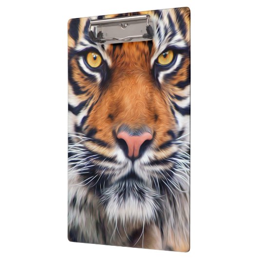 Foto van Mannelijke Siberische tijger Klembord (Links)