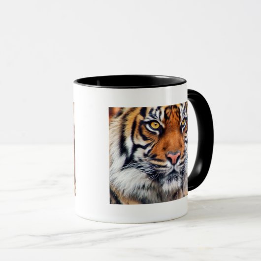 Foto van Mannelijke Siberische tijger Mok (Voorkant rechts)