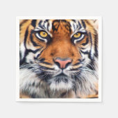 Foto van Mannelijke Siberische tijger Servetten (Voorkant)