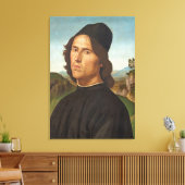 Foto van Marianito Goya, kleinzoon van de kunstena Canvas Afdruk (Insitu (Woonkamer))