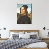 Foto van Marianito Goya, kleinzoon van de kunstena Canvas Afdruk (Insitu (Slaapkamer))