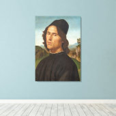 Foto van Marianito Goya, kleinzoon van de kunstena Canvas Afdruk (Insitu (Houten vloer))