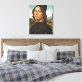 Foto van Marianito Goya, kleinzoon van de kunstena Canvas Afdruk (Insitu (Slaapkamer))