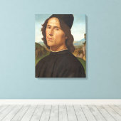 Foto van Marianito Goya, kleinzoon van de kunstena Canvas Afdruk (Insitu (Houten vloer))