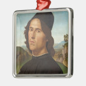 Foto van Marianito Goya, kleinzoon van de kunstena Metalen Ornament (Links)