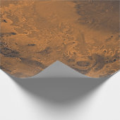 Foto van Mars Surface Planet Cadeaupapier (Hoek)