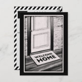 foto van mat bij thuisdeur briefkaart (Voorkant / Achterkant)