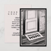 foto van mat bij thuisdeur kaart (Voorkant / Achterkant)