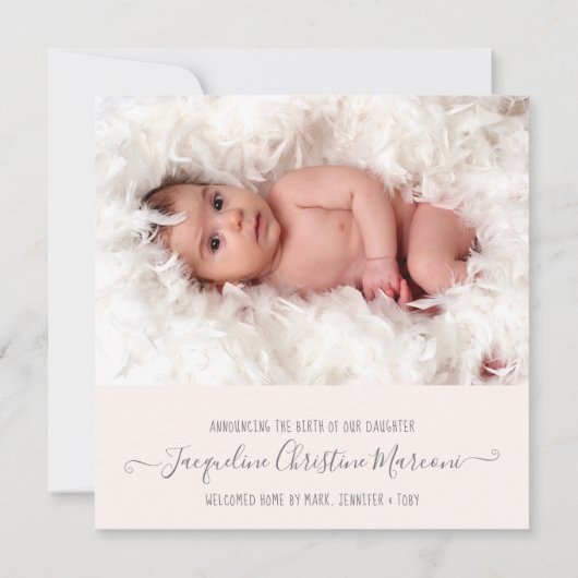 Foto van Matin Dusty Blush Muted Rainbow Girl (Achterkant)